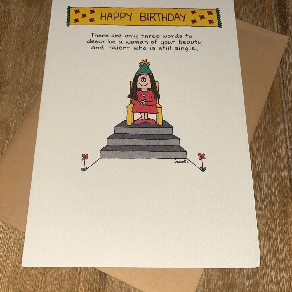 Recycled Paper Production Cathy Guisewite Happy Birthday Greeting‎ Wishing Card